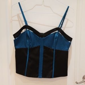 NWT bebe Cut Out Evening Top